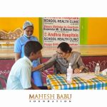 Dietary advice and distributed free medicines